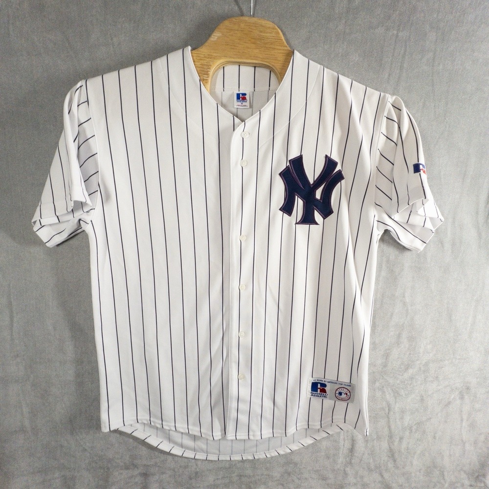 Vtg Russell Athletic NY Yankees Baseball‎ Jersey Mens Medium